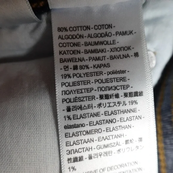 NEW Levis Jeans Womens 27 Blue Denim Pants 725 High Rise Boot Stretch Western - Picture 9 of 15